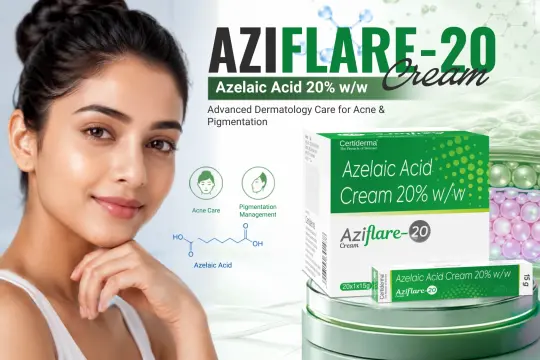 Azelaic Acid 20% Cream: Uses, Benefits & How AZIFLARE-20 Supports Acne and Pigmentation Care