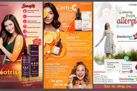Poster Gallery for Derma Products