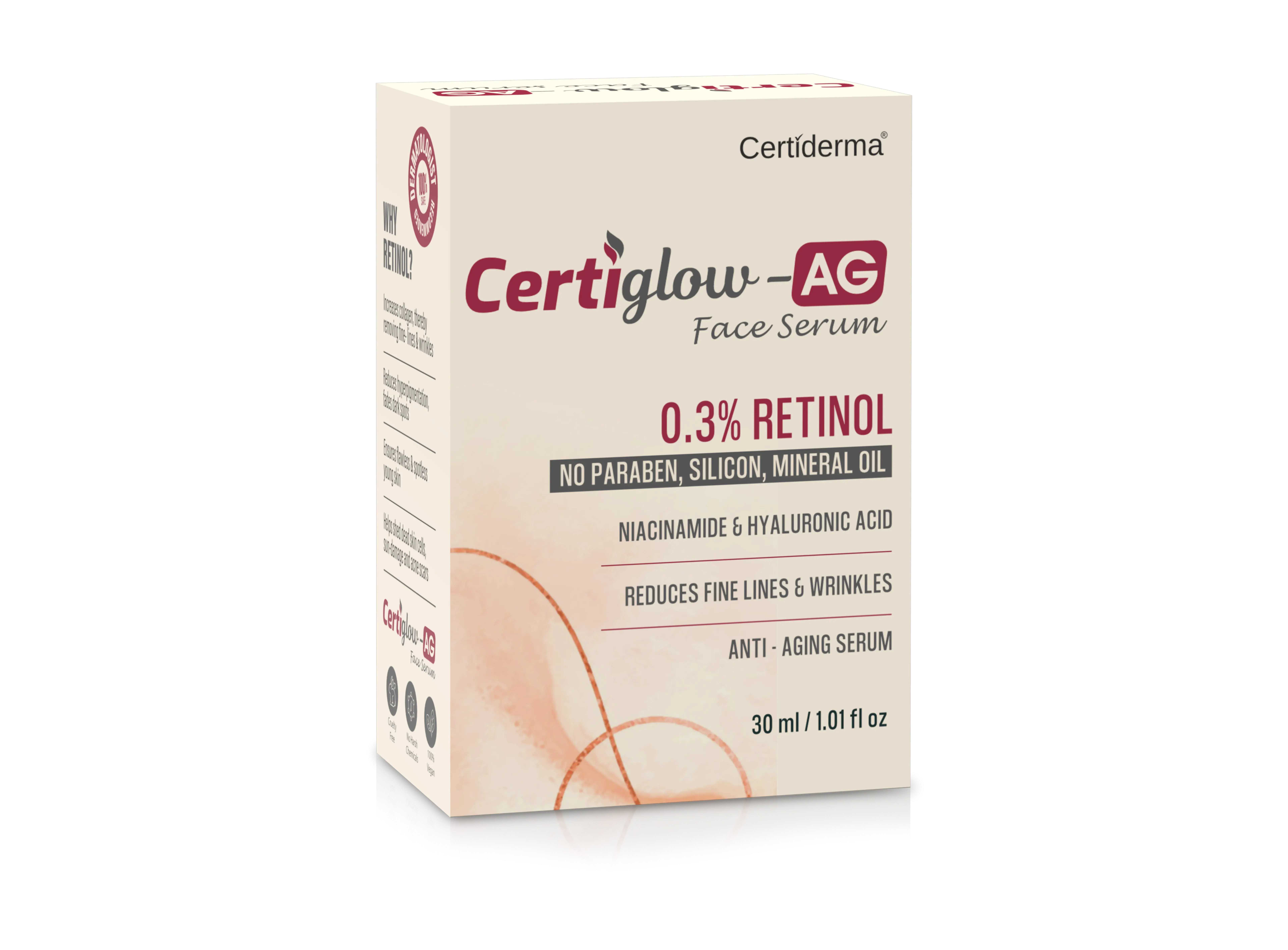 CERTIGLOW-AG SERUM (ANTI AGING FACE SERUM)