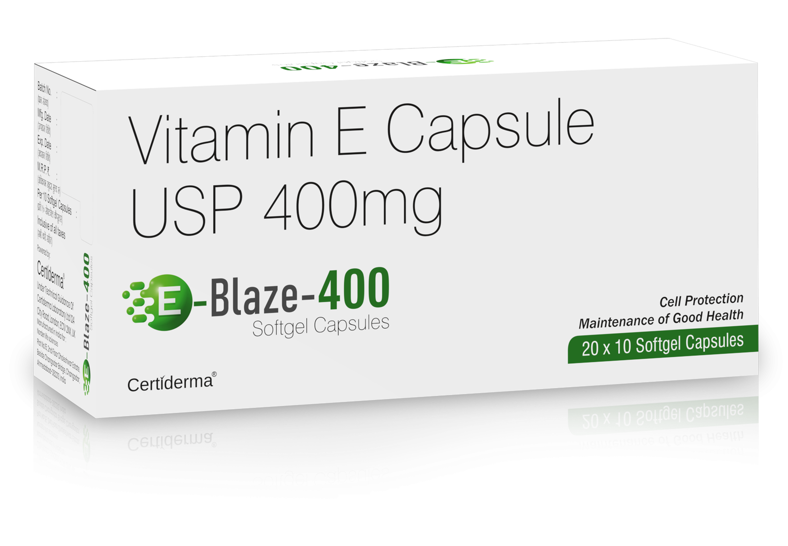 E-BLAZE 400 SOFTGEL CAPSULE